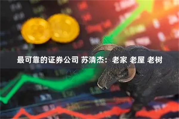最可靠的证券公司 苏清杰：老家 老屋 老树