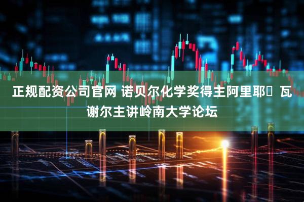 正规配资公司官网 诺贝尔化学奖得主阿里耶‧瓦谢尔主讲岭南大学论坛